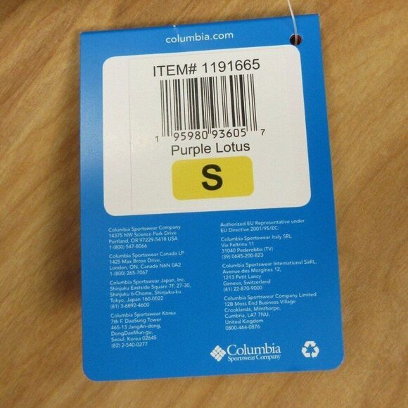 COLUMBIA Marina Bay Purple Lotus Skort Womens Sz Small Pull On Skirt Shorts NWT - Picture 12 of 12